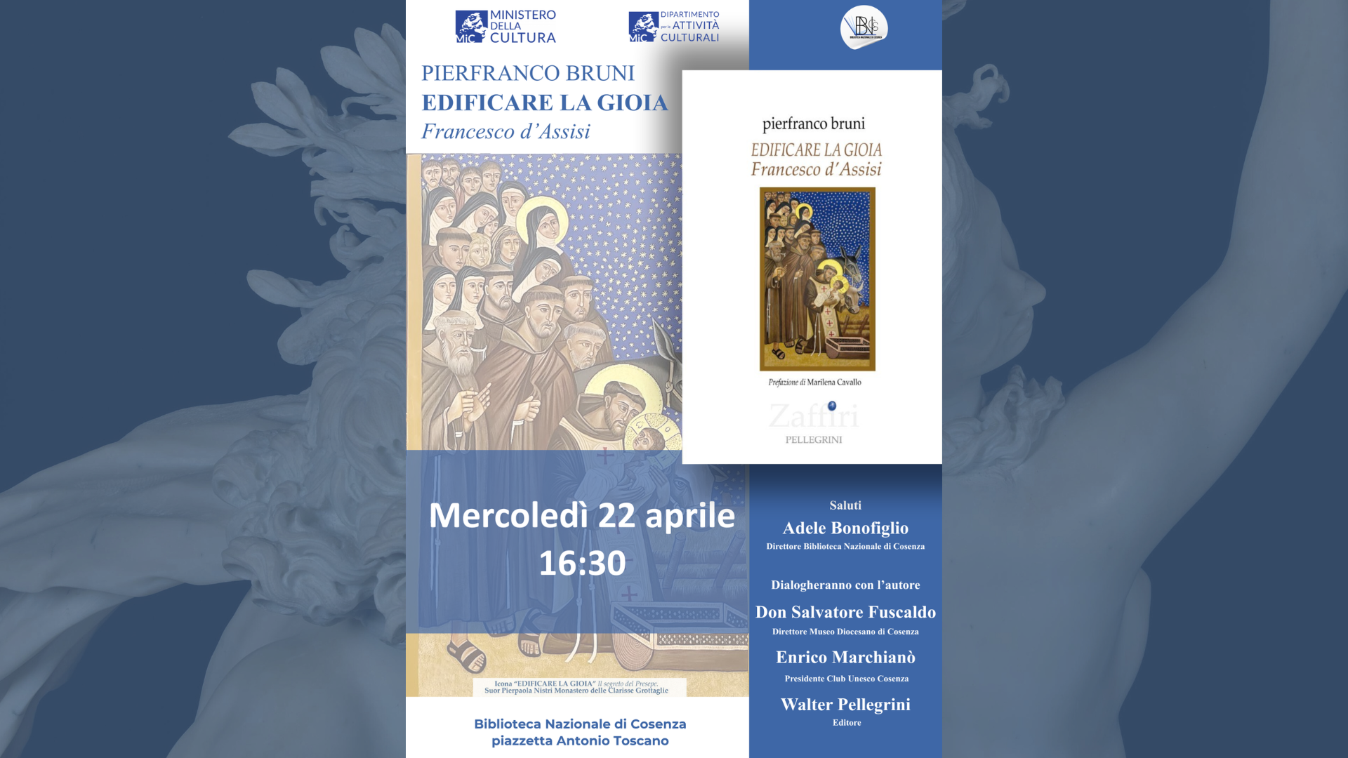 "Edificare la gioia Francesco D'Assisi" di Pierfranco Bruni